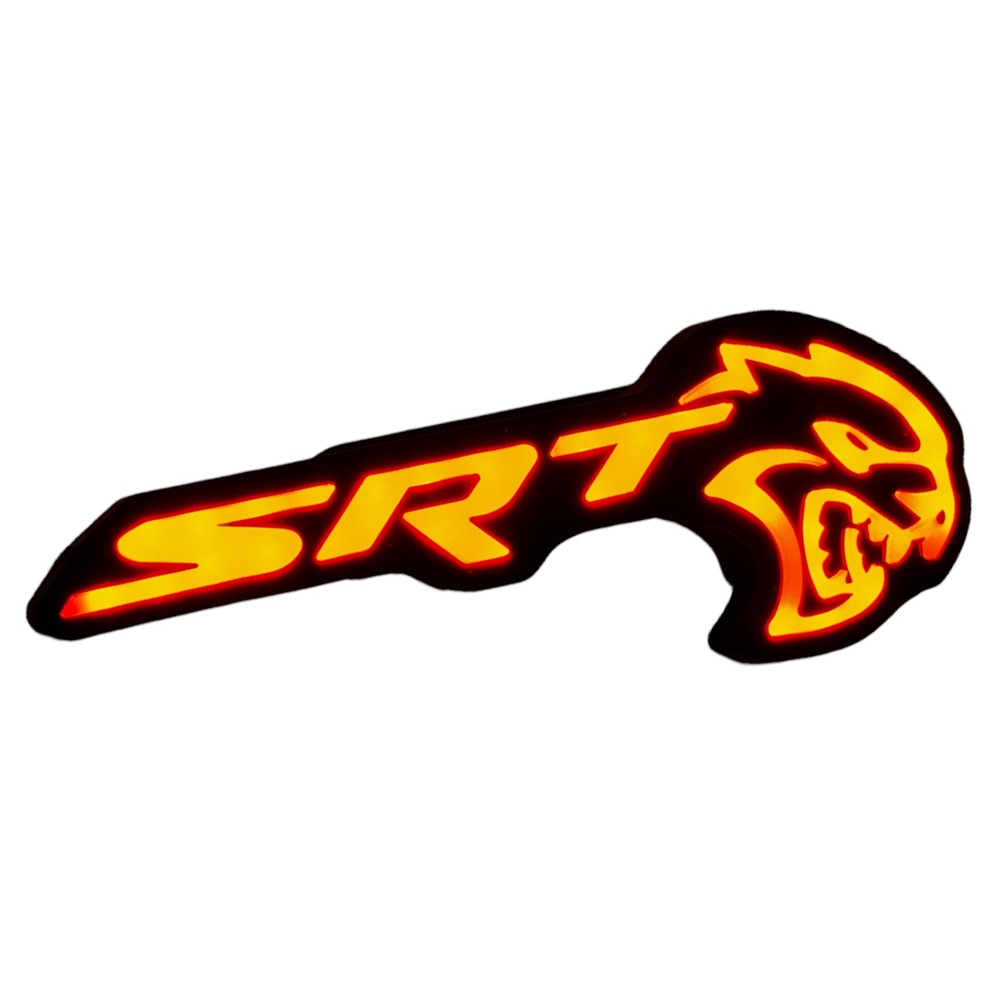 SRT Hellcat LED Badge