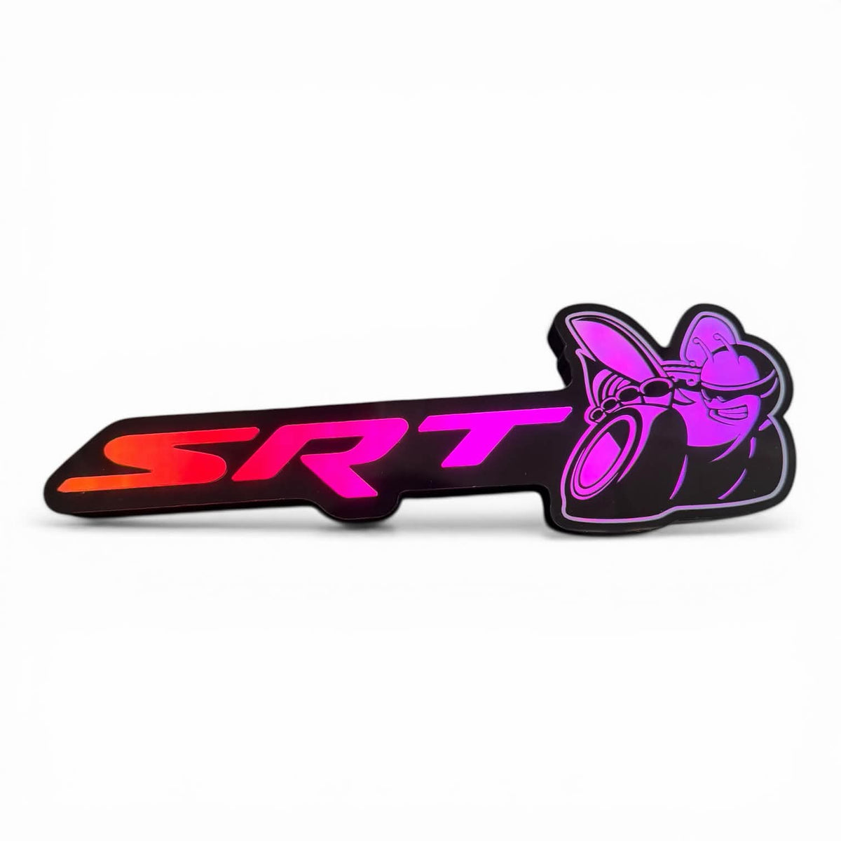 SRT Scat Pack LED Badge – Pink Purple