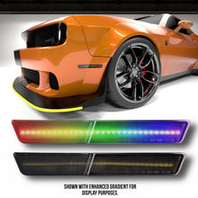 RGB Side Marker Lights for Dodge Challenger Widebody (2018–2023) – Smoked Lens, Remote Controlled, Set of 4