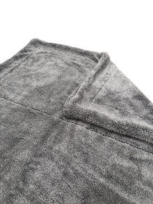 RVP Supply Grey Large Twisted Loop Drying Towel Super Absorbent For Car Detailing 1600GSM touchless car