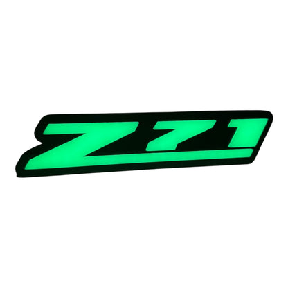 LED Z71 Grille Badge Decoration – RGB Light-Up Emblem for Chevy Trucks