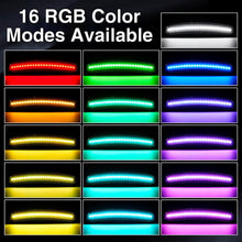 RGB Front Side Marker Lights for Dodge Durango (2014–2023) – Smoked Lens, Remote Controlled, Set of 2