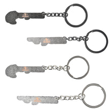 SRT & SRT Hellcat Key Chain - Black/White Metal Finish with White Outline - Perfect Key Fob Accessory - Accessories