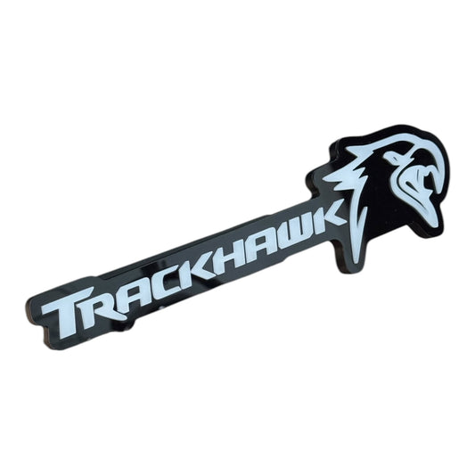 LED Trackhawk Grille Badge Decoration – Light-Up Emblem for Jeep Trackhawk