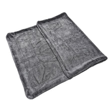 RVP Supply Grey Large Twisted Loop Drying Towel Super Absorbent For Car Detailing 1600GSM touchless car