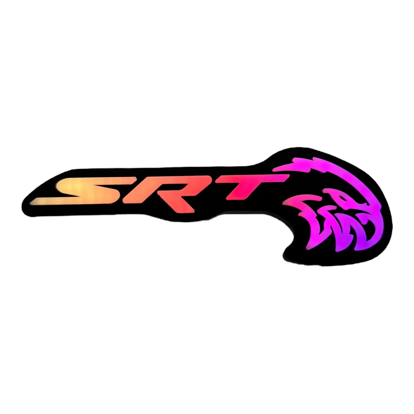 SRT Hawk LED Grille Badge – RGB (Multi-Color + Chasing LEDs)