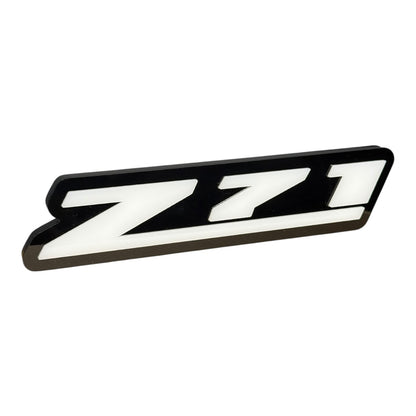 LED Z71 Grille Badge Decoration – RGB Light-Up Emblem for Chevy Trucks