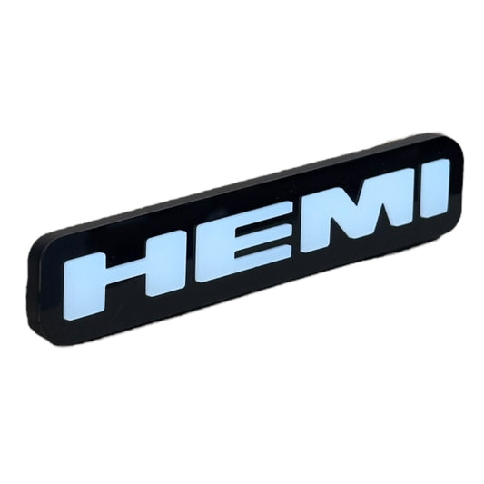 LED HEMI Grille Badge Decoration – Light-Up Emblem for Dodge & Chrysler