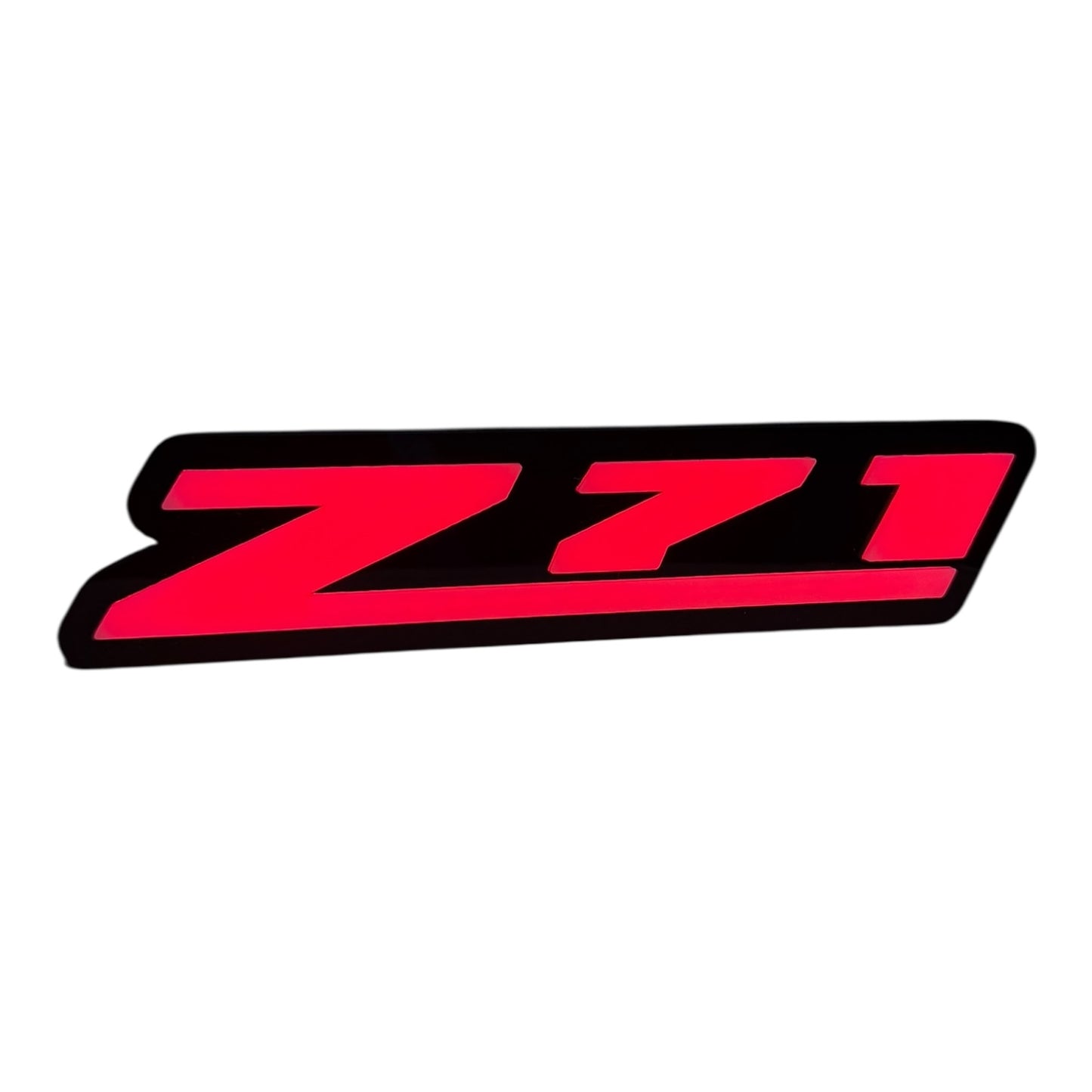 LED Z71 Grille Badge Decoration – RGB Light-Up Emblem for Chevy Trucks