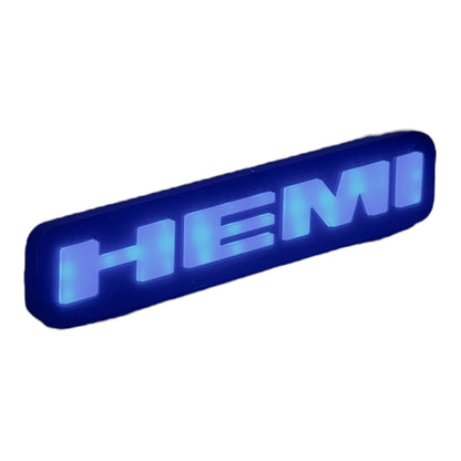 LED HEMI Grille Badge Decoration – Light-Up Emblem for Dodge & Chrysler
