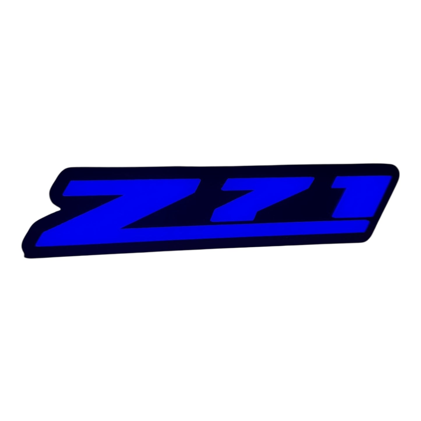 LED Z71 Grille Badge Decoration – RGB Light-Up Emblem for Chevy Trucks