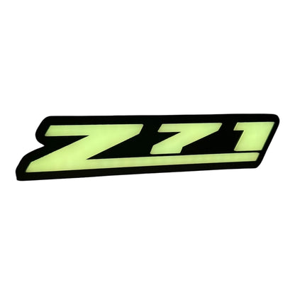 LED Z71 Grille Badge Decoration – RGB Light-Up Emblem for Chevy Trucks