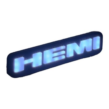 LED HEMI Grille Badge Decoration – Light-Up Emblem for Dodge & Chrysler