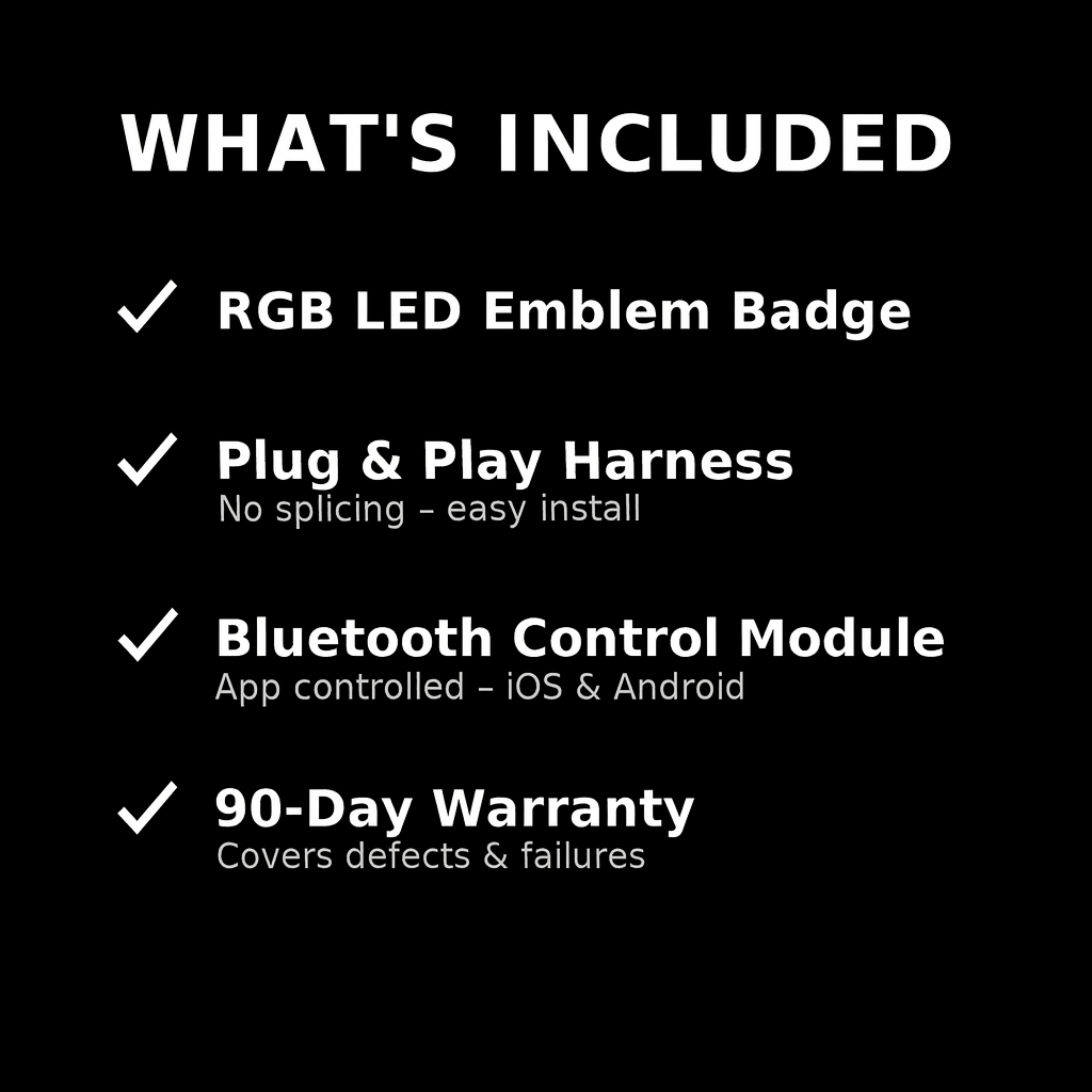 LED HEMI Grille Badge Decoration – Light-Up Emblem for Dodge & Chrysler