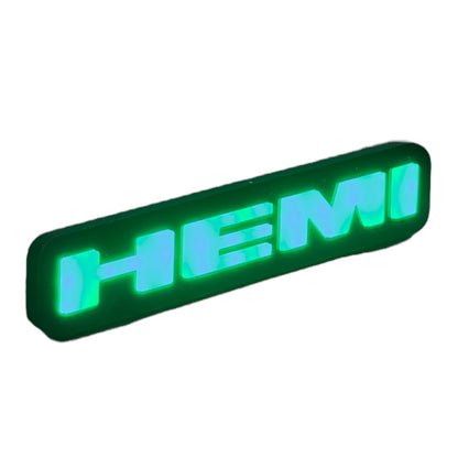 LED HEMI Grille Badge Decoration – Light-Up Emblem for Dodge & Chrysler