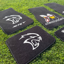 Hellcat / Scat Pack / SRT Car Floor Mats – Fits Charger, Challenger, Durango, 300 & Universal Fit (2PC or 4PC Set)