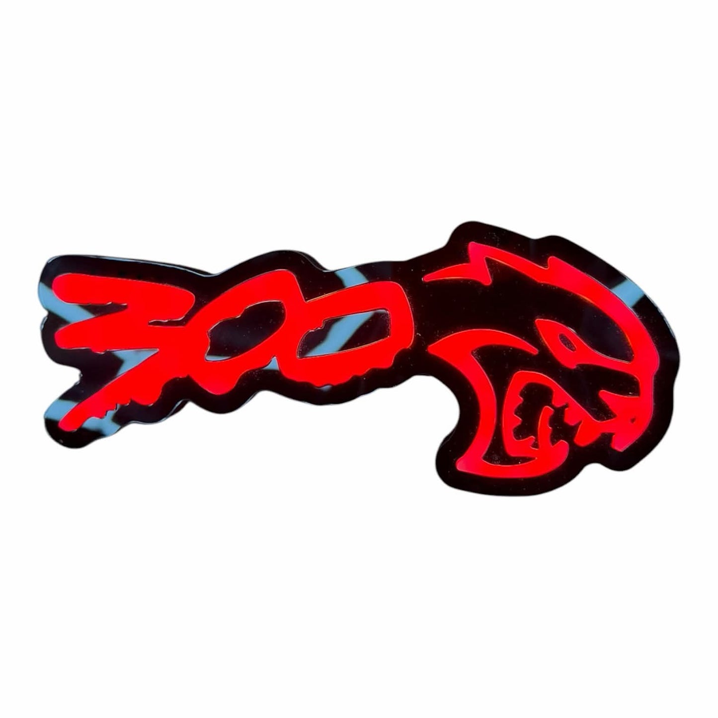 LED Chrysler 300 Hellcat Grille Badge – 300 V2 Style Light-Up Emblem