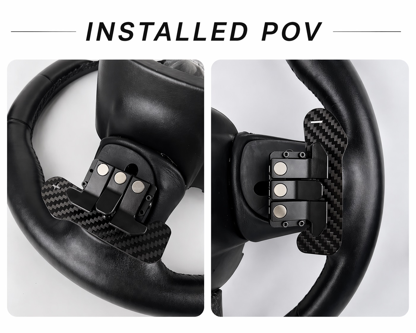 Magnetic Paddle Shifters for Dodge / Mopar – Carbon Fiber OEM+ Upgrade