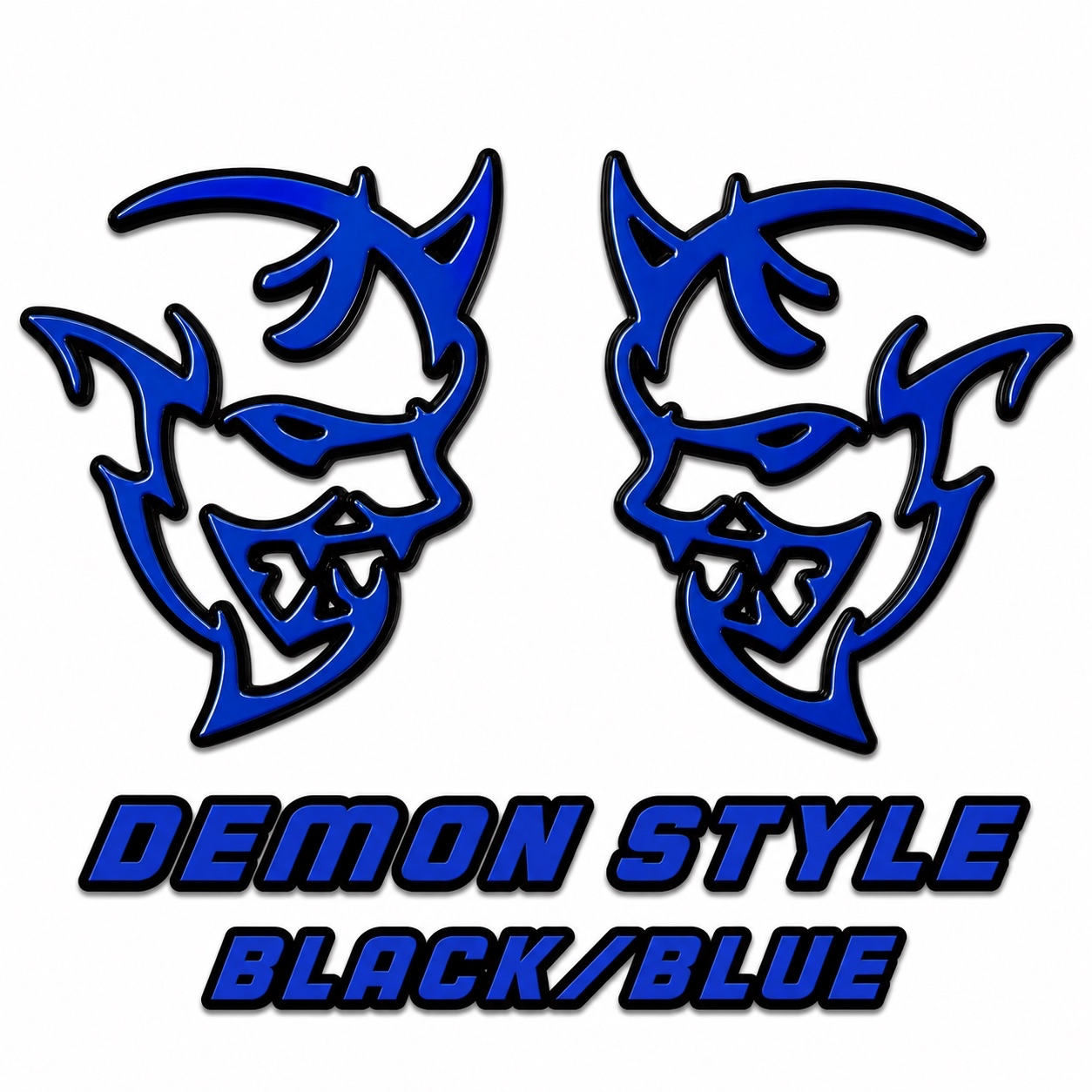 Premium Acrylic Demon Fender Emblem