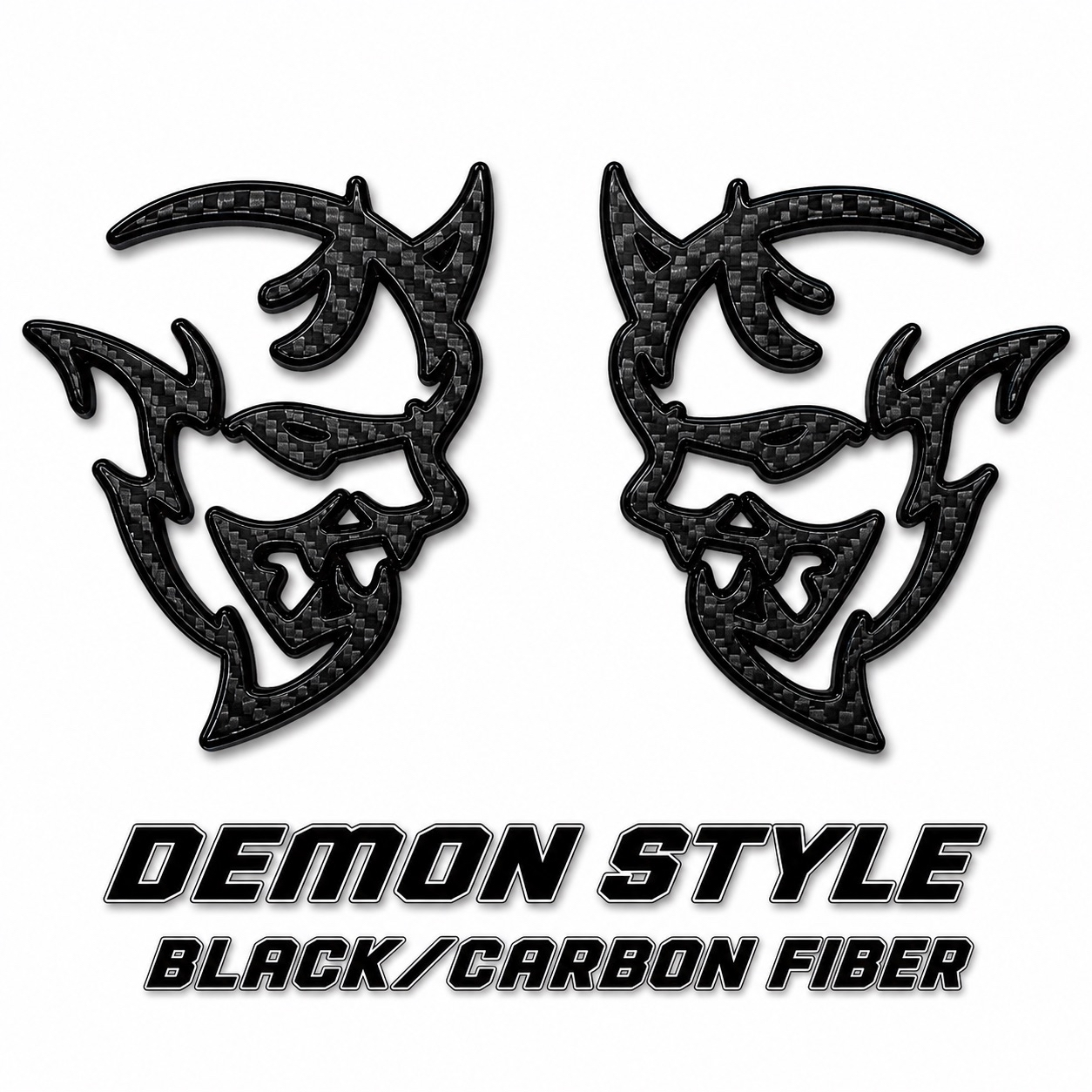 Premium Acrylic Demon Fender Emblem