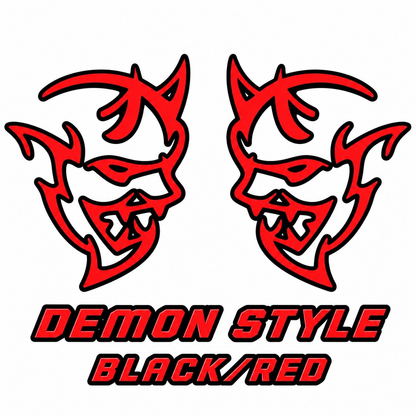 Premium Acrylic Demon Fender Emblem
