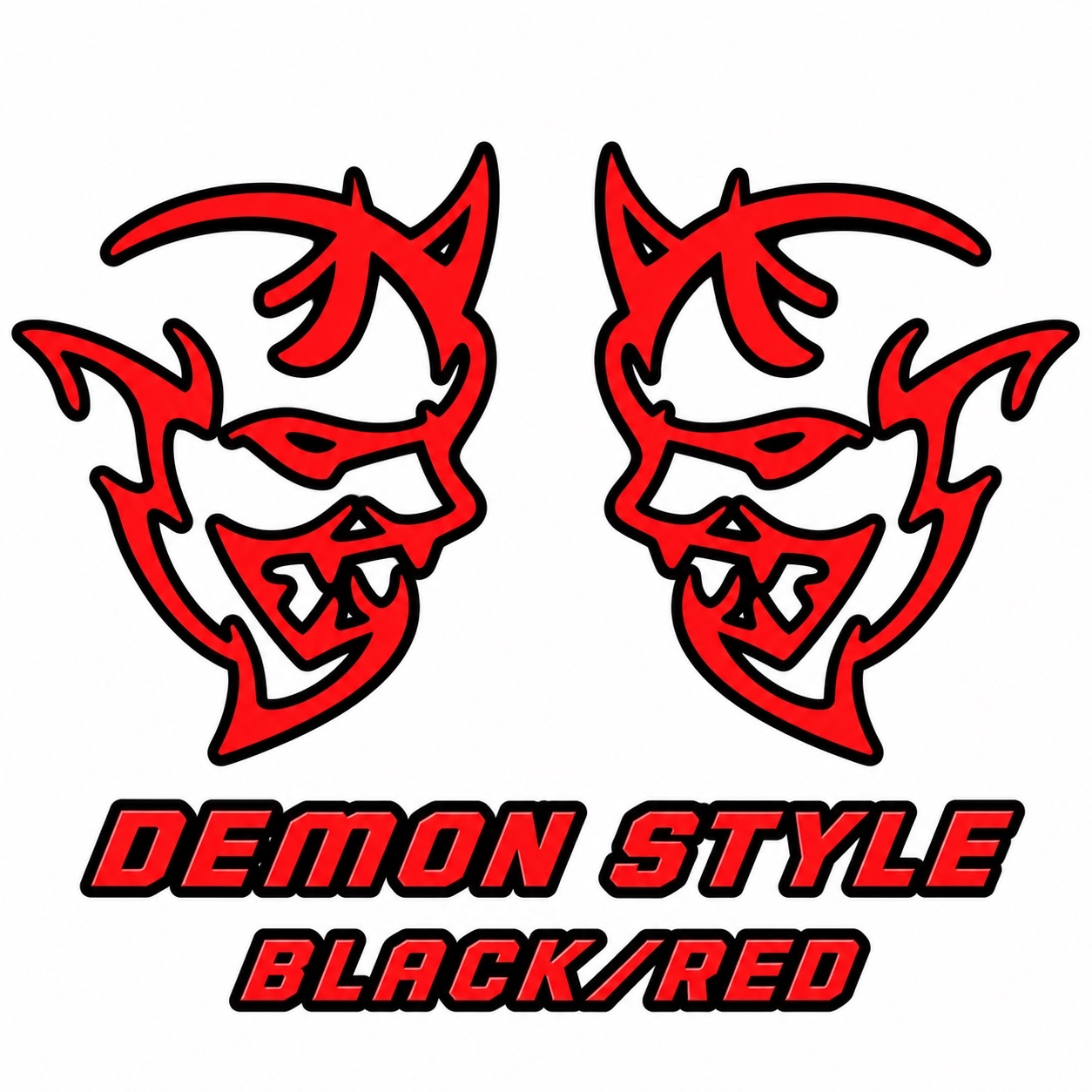 Premium Acrylic Demon Fender Emblem