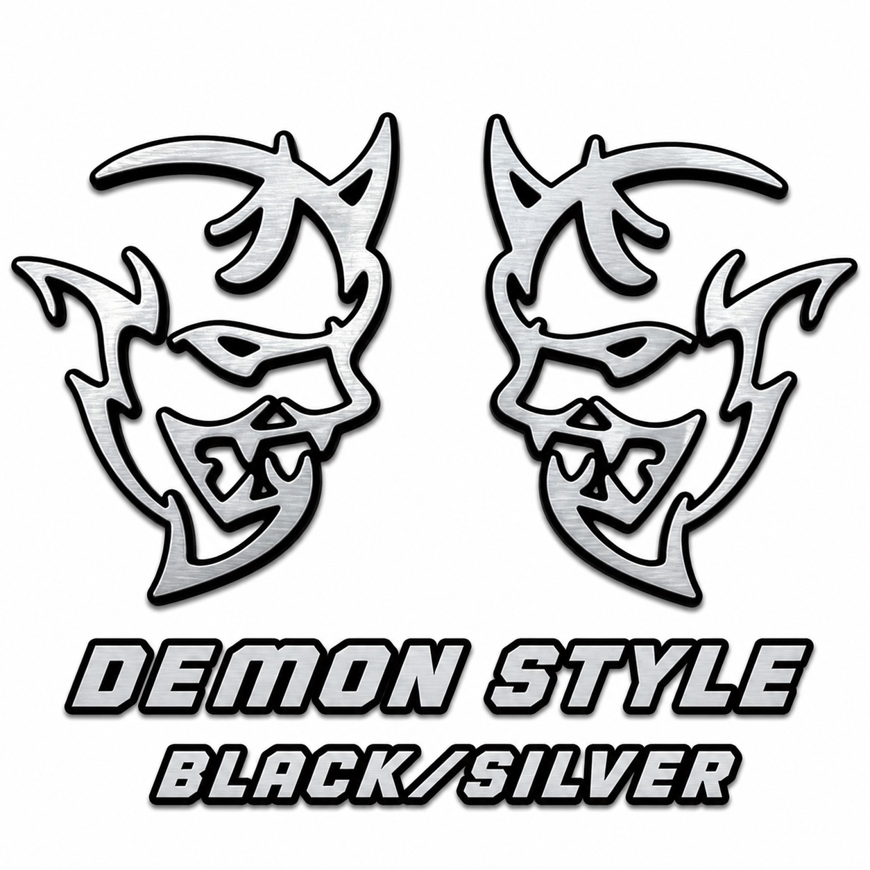 Premium Acrylic Demon Fender Emblem