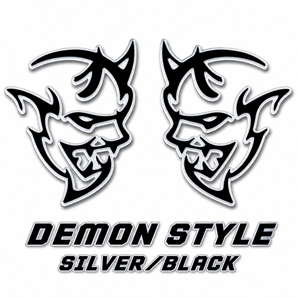 Premium Acrylic Demon Fender Emblem