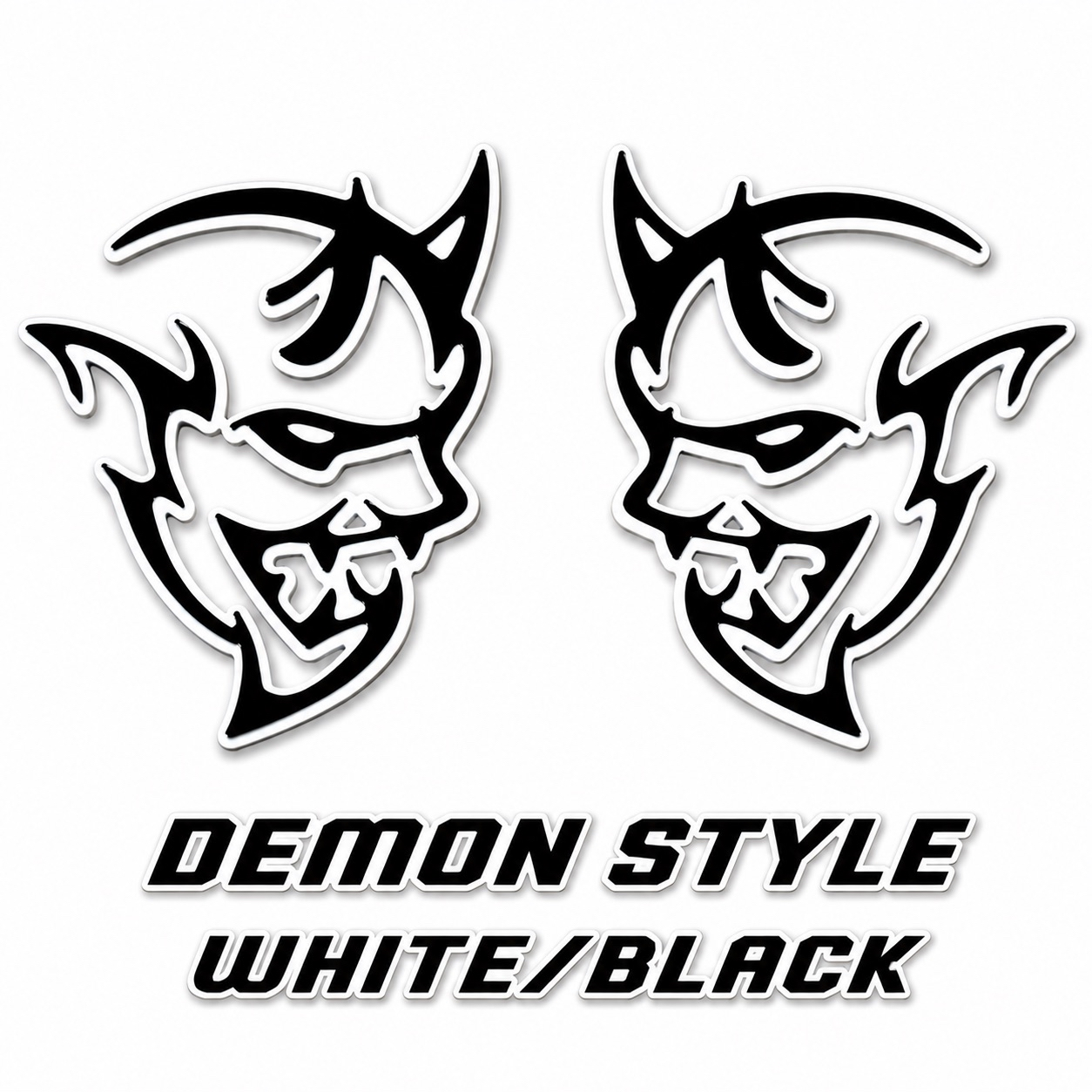Premium Acrylic Demon Fender Emblem