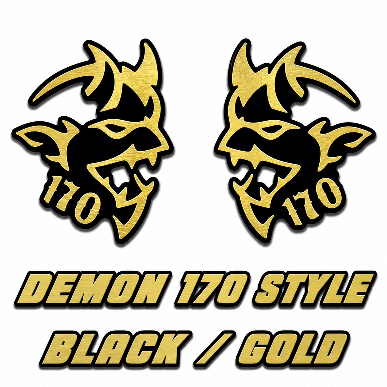 Premium Acrylic Demon 170 Fender Emblem