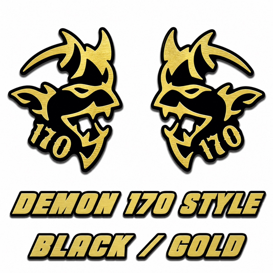 Premium Acrylic Demon 170 Fender Emblem