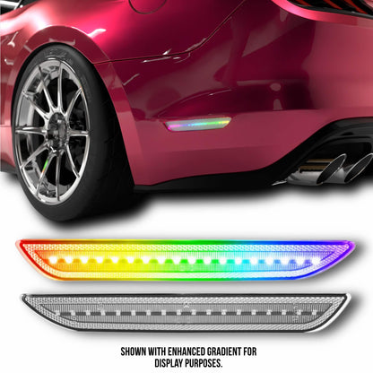 S550 2015-2023 RGB Side Markers Clear