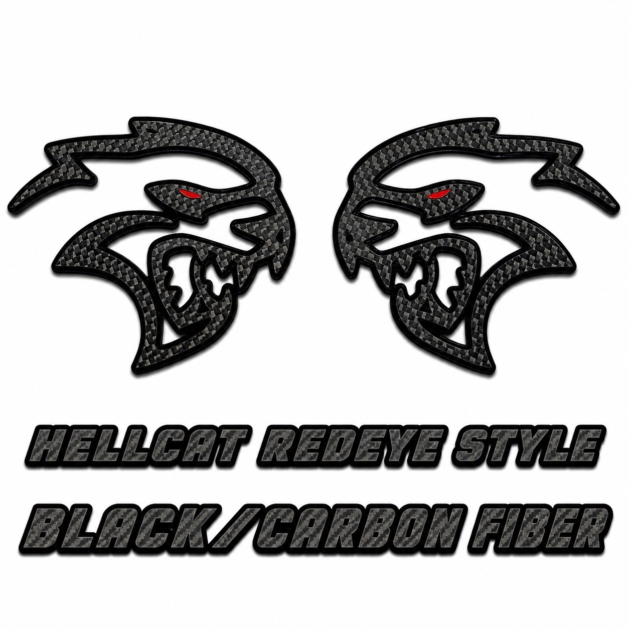 Premium Acrylic Hellcat Redeye Fender Emblem