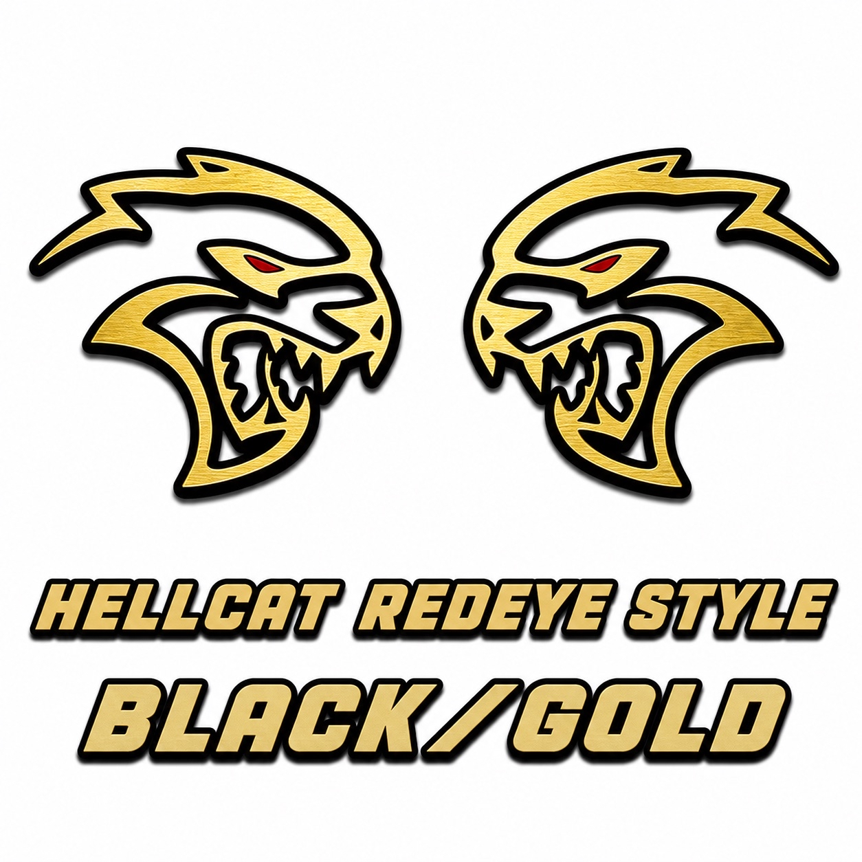 Premium Acrylic Hellcat Redeye Fender Emblem