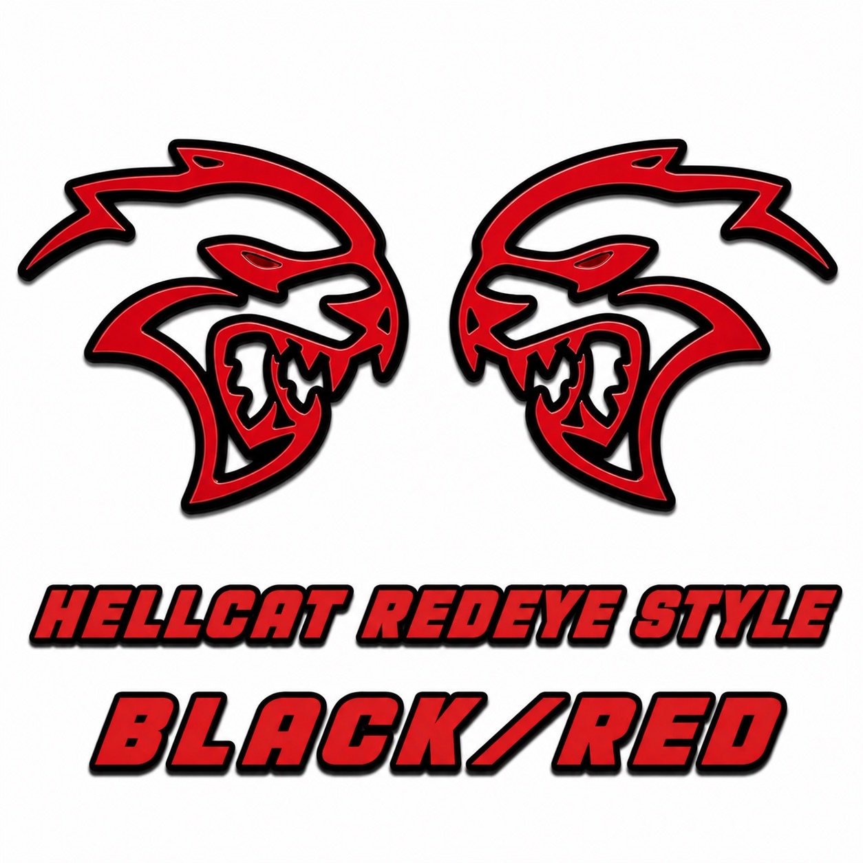 Premium Acrylic Hellcat Redeye Fender Emblem