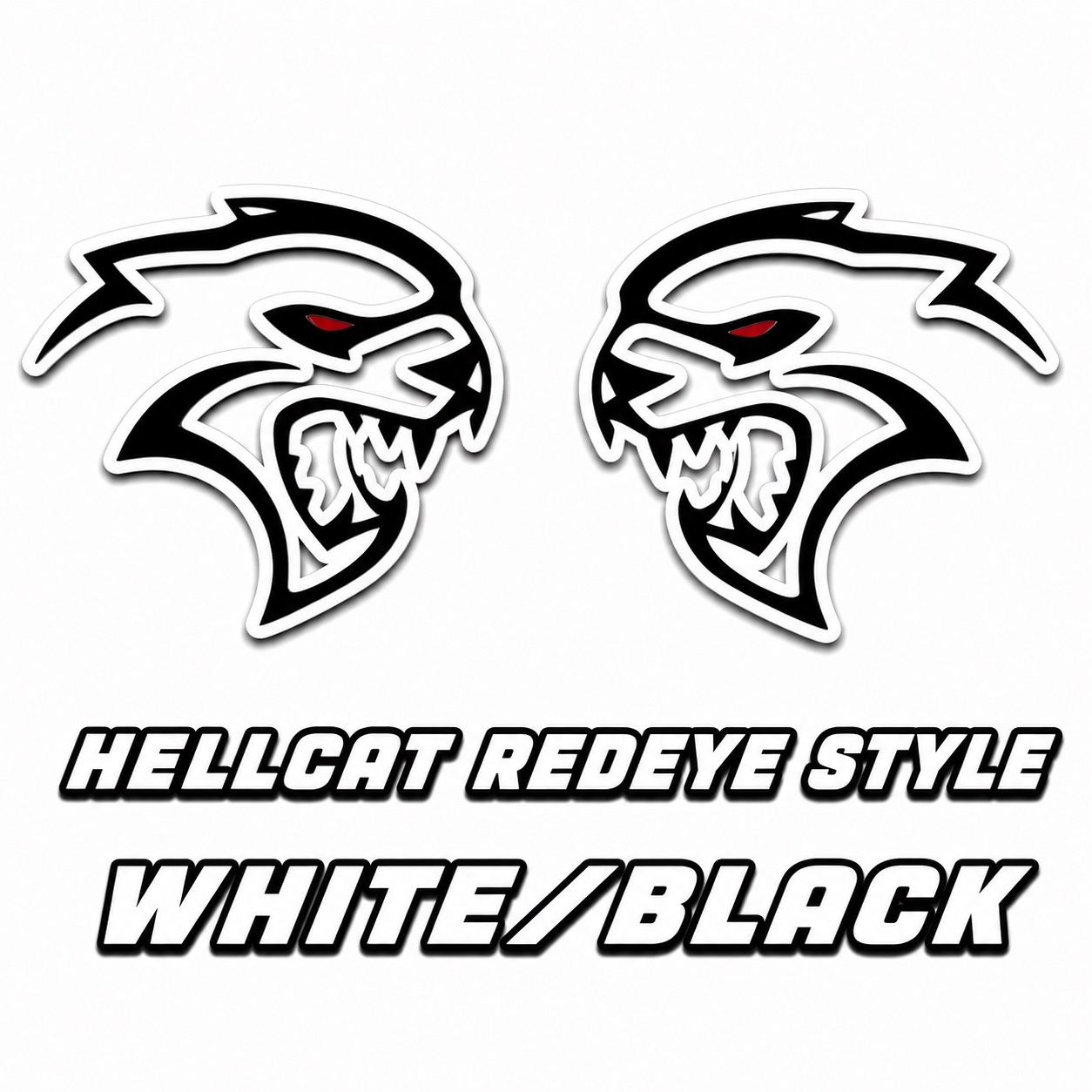 Premium Acrylic Hellcat Redeye Fender Emblem