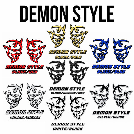 Premium Acrylic Demon Fender Emblem