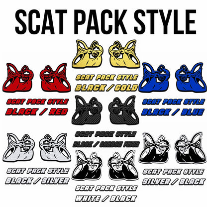 Premium Acrylic Scat Pack Logo Fender Emblem