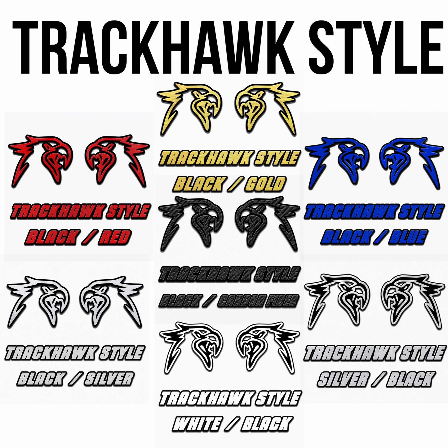 Premium Acrylic Trackhawk Fender Emblem