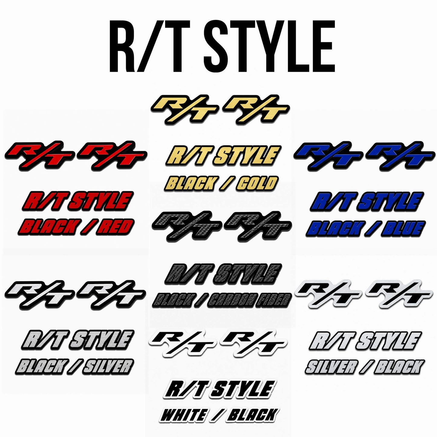 Premium Acrylic R/T Fender Emblem