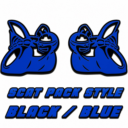 Premium Acrylic Scat Pack Logo Fender Emblem