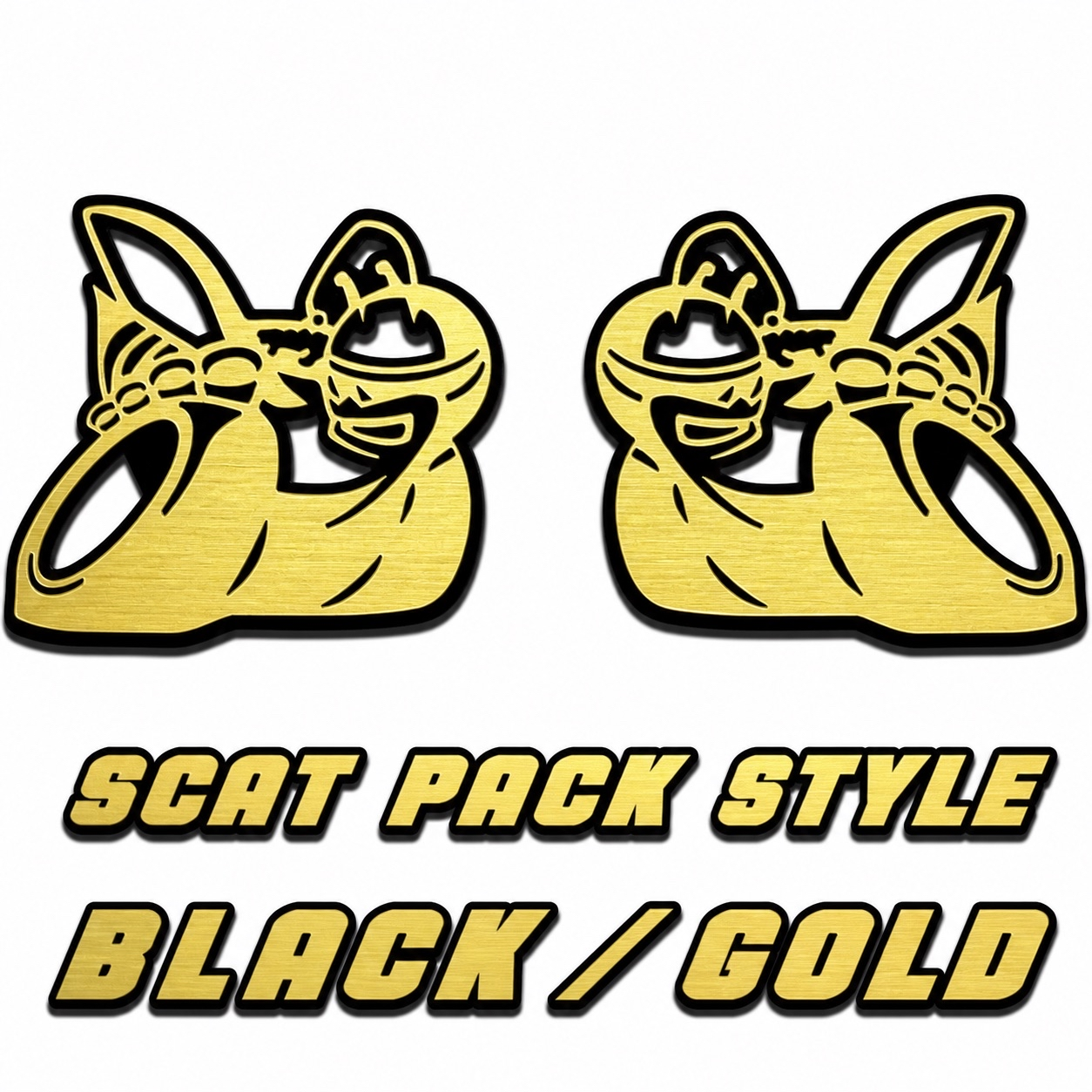 Premium Acrylic Scat Pack Logo Fender Emblem