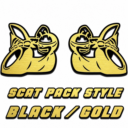 Premium Acrylic Scat Pack Logo Fender Emblem