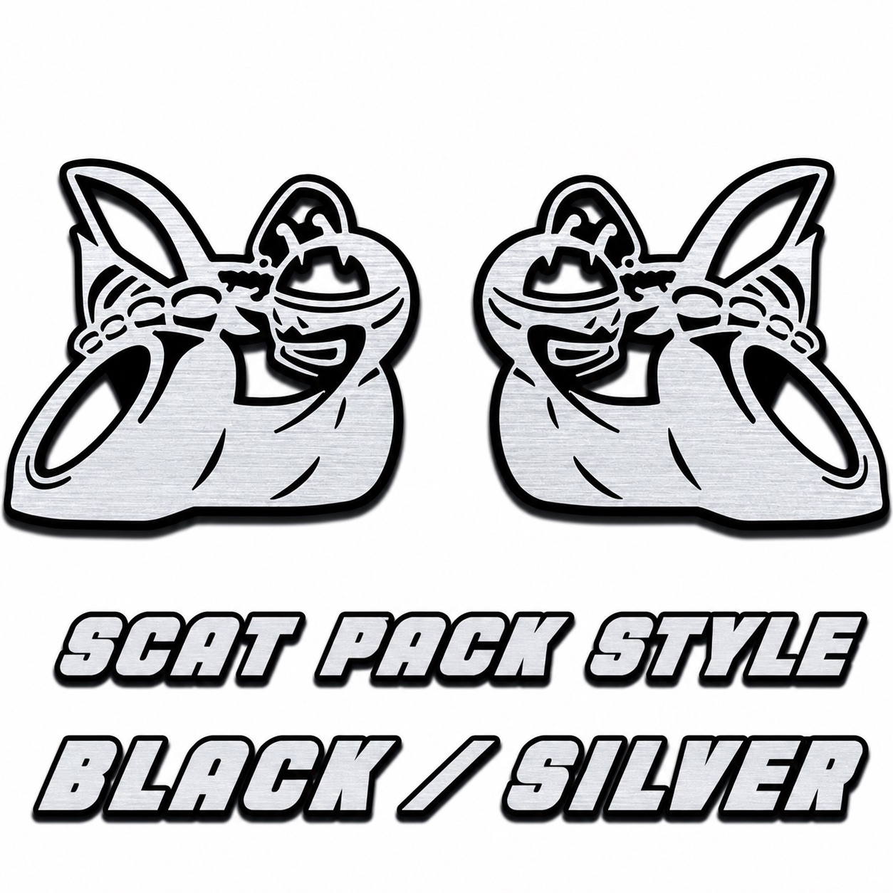 Premium Acrylic Scat Pack Logo Fender Emblem