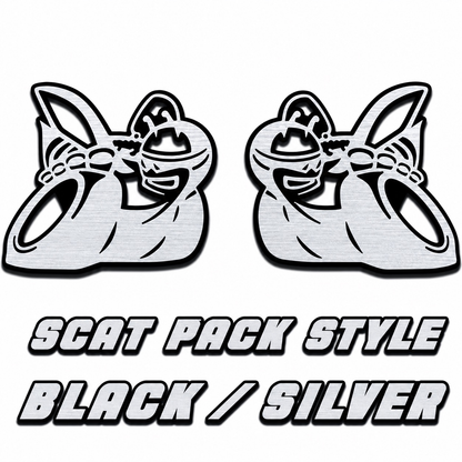 Premium Acrylic Scat Pack Logo Fender Emblem
