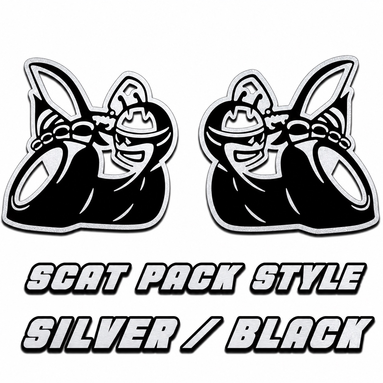 Premium Acrylic Scat Pack Logo Fender Emblem