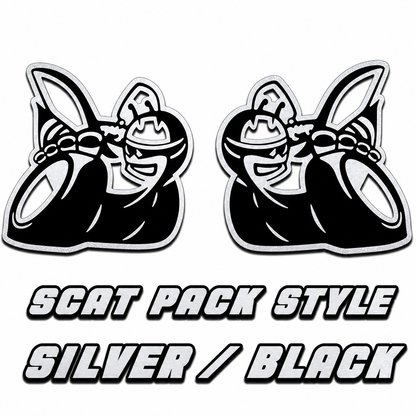 Premium Acrylic Scat Pack Logo Fender Emblem