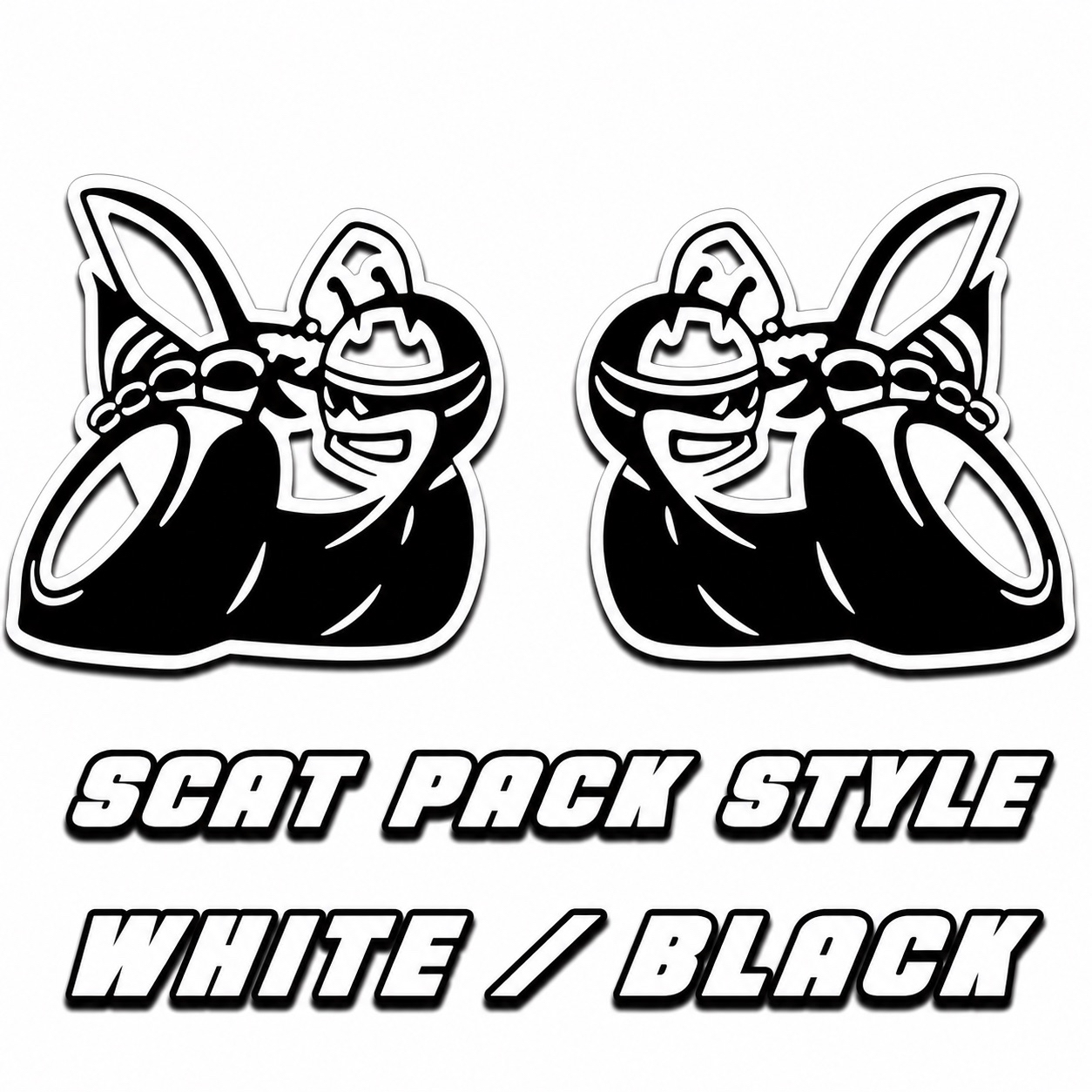 Premium Acrylic Scat Pack Logo Fender Emblem