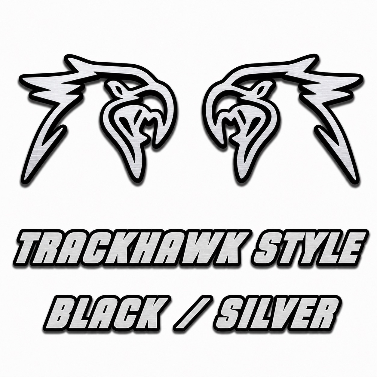 Premium Acrylic Trackhawk Fender Emblem